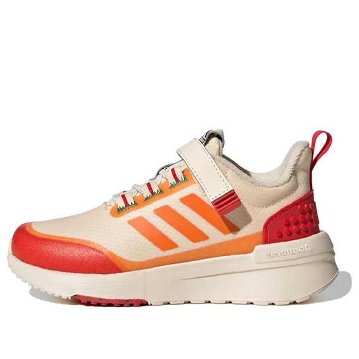 (PS) adidas LEGO x Racer TR Little Kid 'Ecru Tint Bahia Orange' GW4000