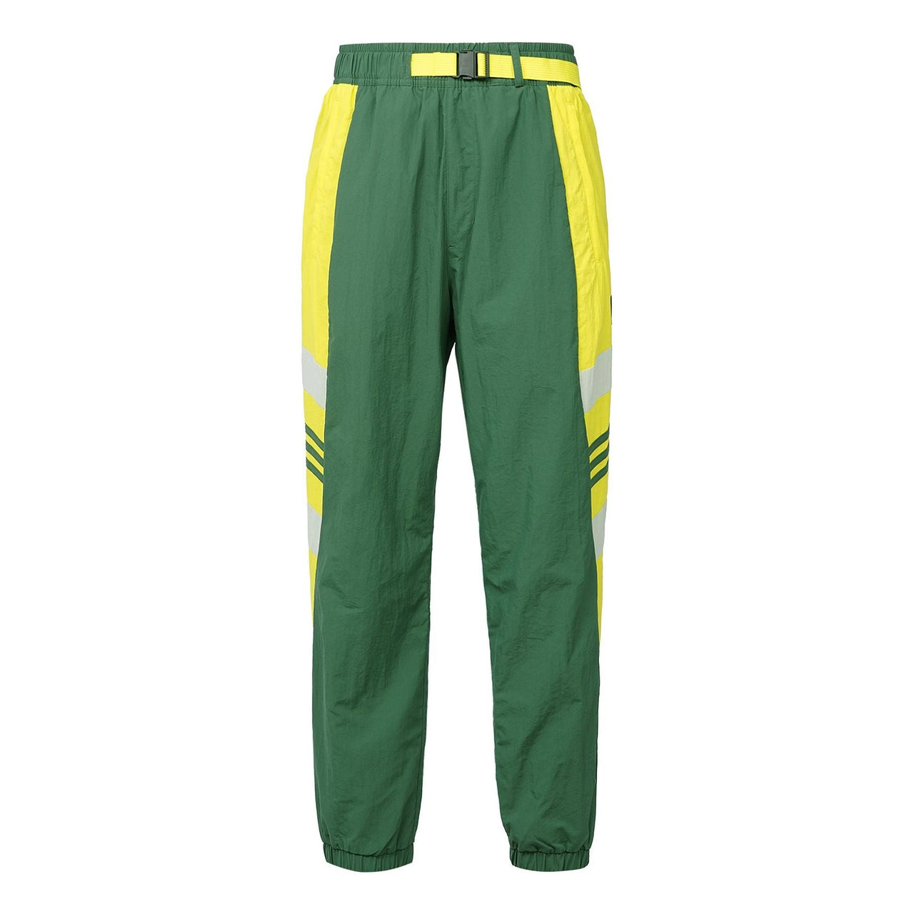 adidas Ub Pnt Wv Cb Contrast Color Stitching Casual Sports Long Pants Green GU1743