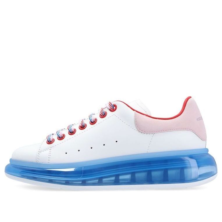 (WMNS) Alexander McQueen Oversized Sneaker 'White Blue' 611698WHXMA9623