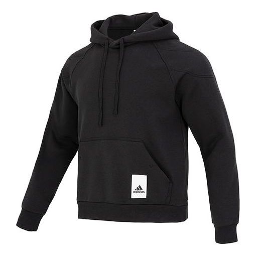 adidas Sportswear Lounge Fleece Hoodie 'Black' IA9342