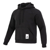 adidas Sportswear Lounge Fleece Hoodie 'Black' IA9342