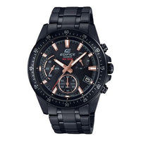 CASIO Waterproof EDIFICE Quartz Sports Shockproof Sapphire Crystal Mens Black Analog EFV-540DC-1B