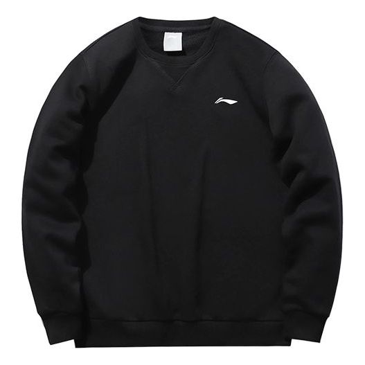 Li-Ning Essential Logo Sweatshirt 'Black' AWDPD19-12