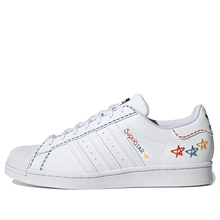 adidas Originals Superstar Shoes 'White Blue Yellow' GZ3034