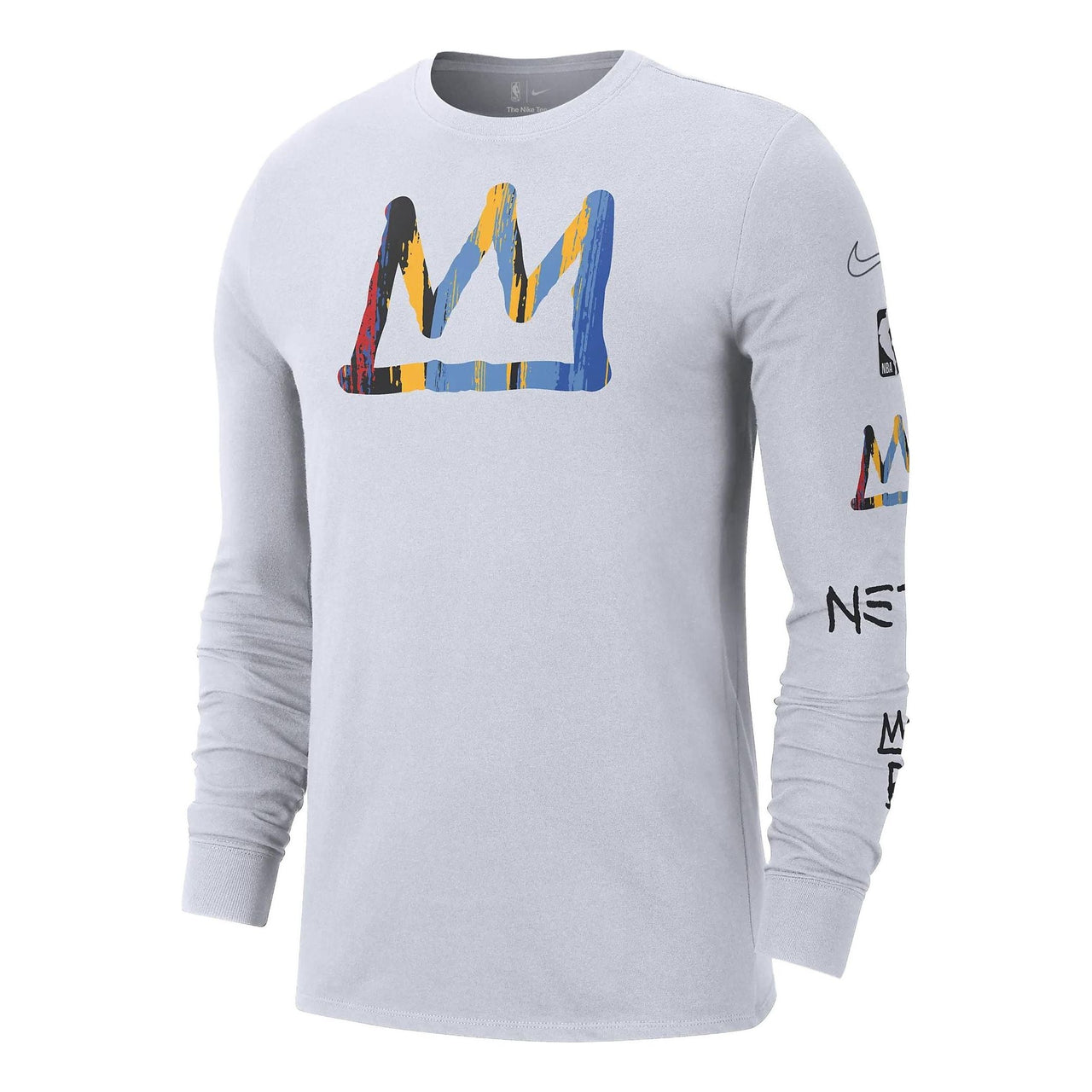 Nike x Nba Brooklyn Nets City Edition Long-sleeve T-Shirt 'White' DV6022-100