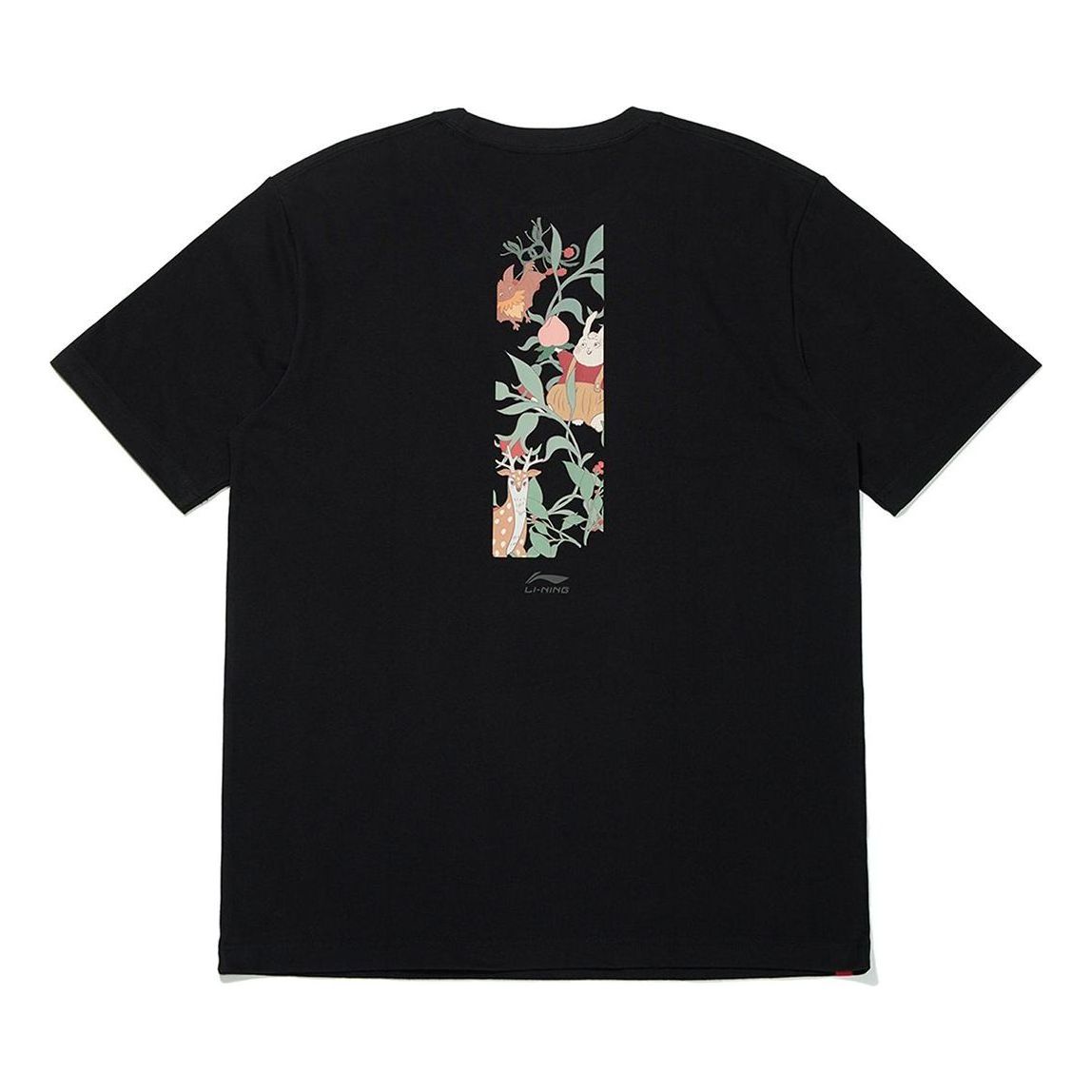 Li-Ning Rijindoujin Cartoon Graphic T-shirt 'Black' AHST001-4