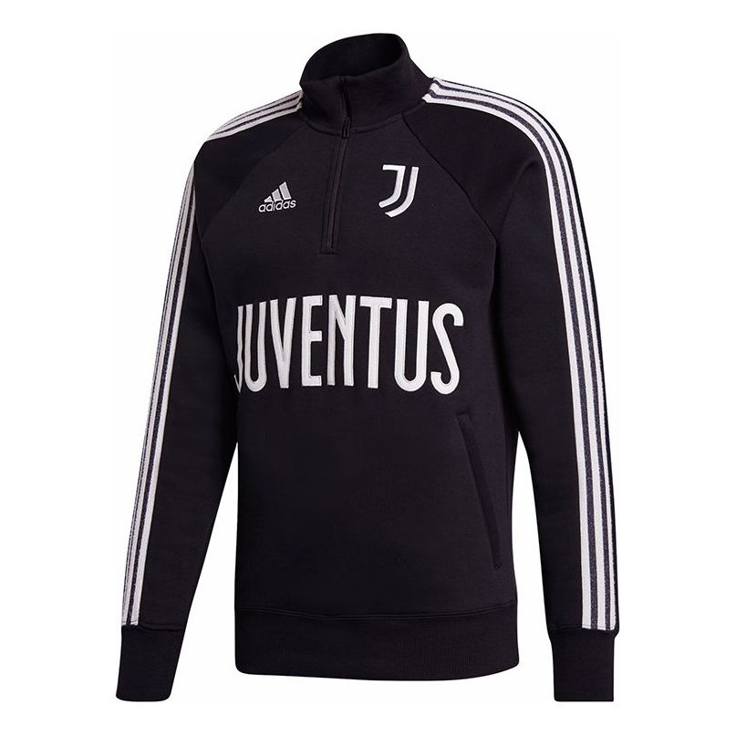 adidas Juve Icons Top Juventus Soccer/Football Sports Jacket Black FR4215