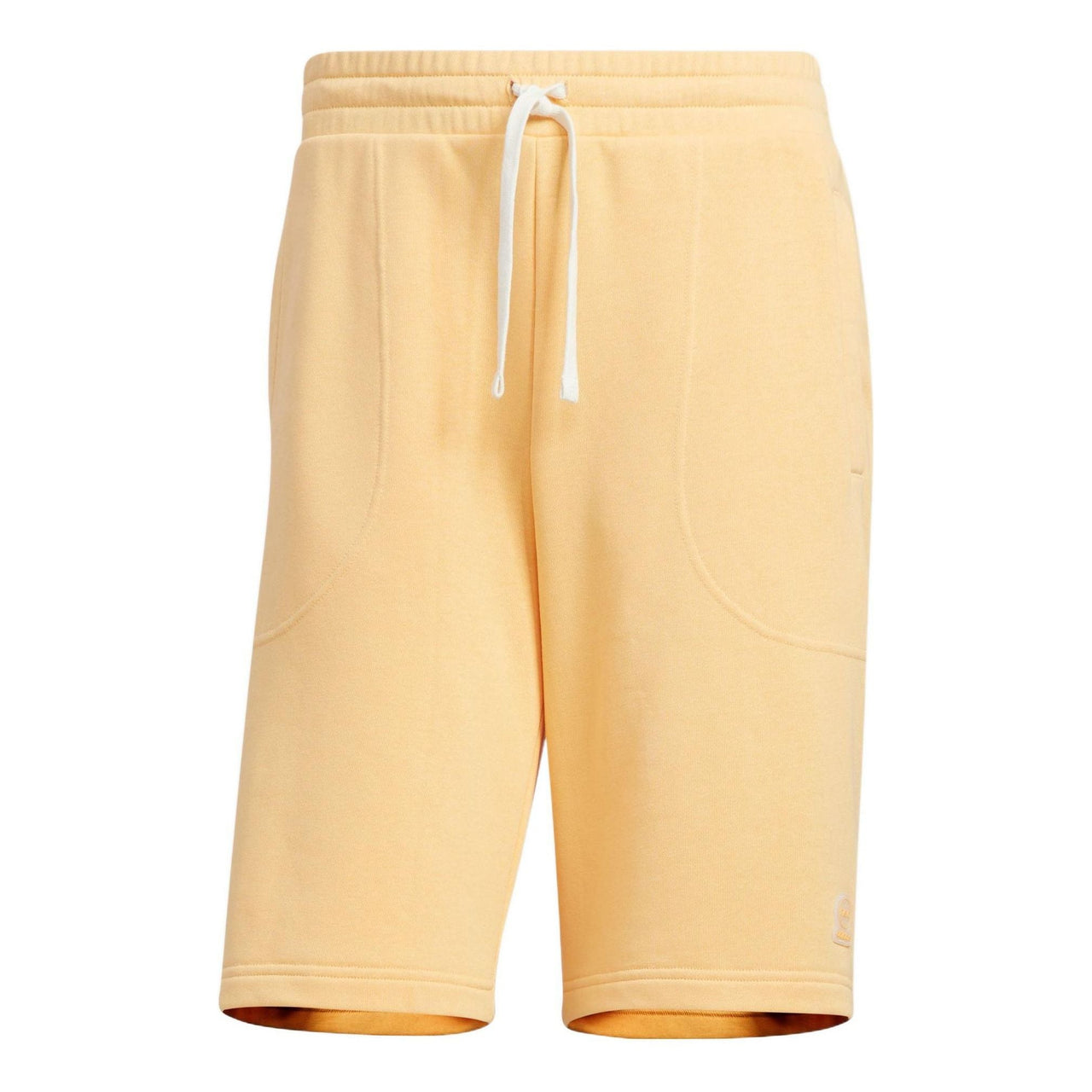 adidas neo Solid Color Lacing Casual Straight Shorts Unisex Yellow HS6825