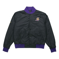 Nike NBA Los Angeles Lakers Basketball Sports Logo Jacket Purple DB4787-010