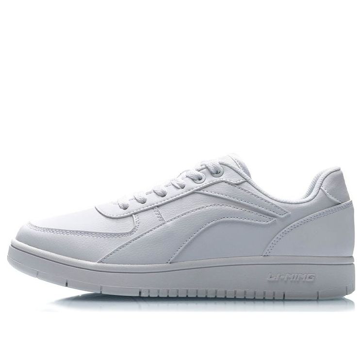 (WMNS) Li-Ning Classic Skateboarding Low 'All White' AGCP422-1