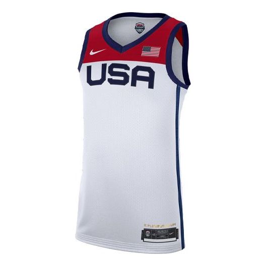 Nike USA National Team FIBA Jersey 'White' CQ0147-100