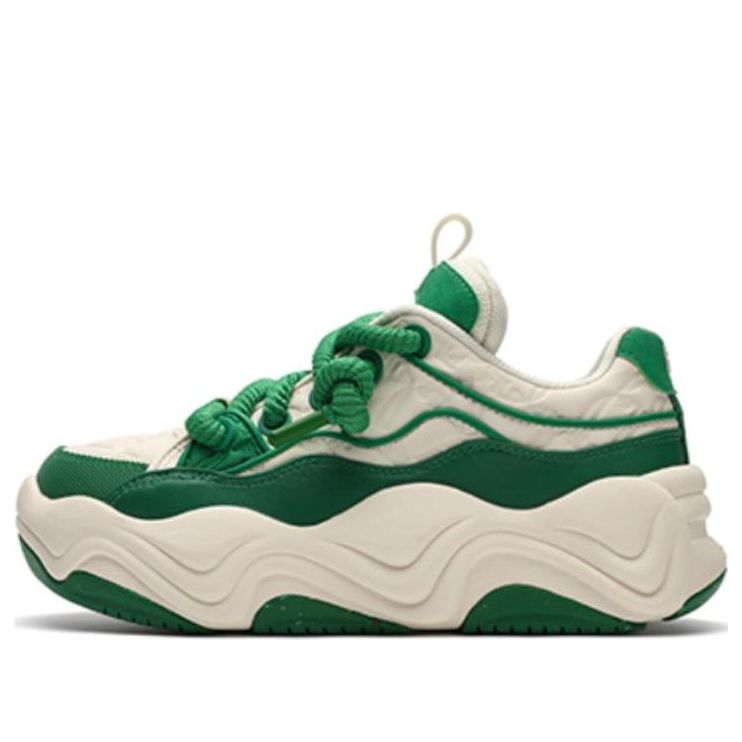 (WMNS) FILA Fashion Skate Shoes 'White Green' F12W341202FWF