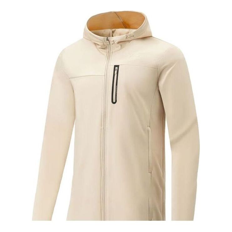 Li-Ning Sport Sweatshirt Jacket 'Cream White' AFDT631-2