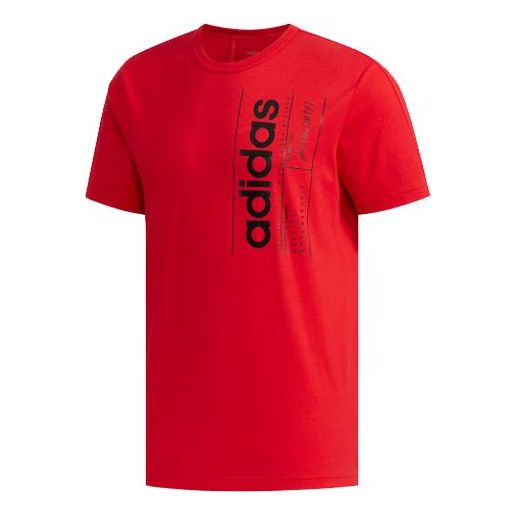 adidas Brilliant Basics Tee 'Red' FM6093