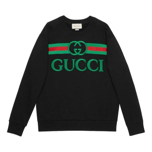 (WMNS) Gucci Big Logo Black 469250-XJCCG-1082