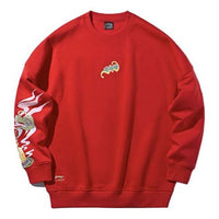 Li-Ning x Disney Crossover Crew Neck Pullover 'Red' AWDQ139-1