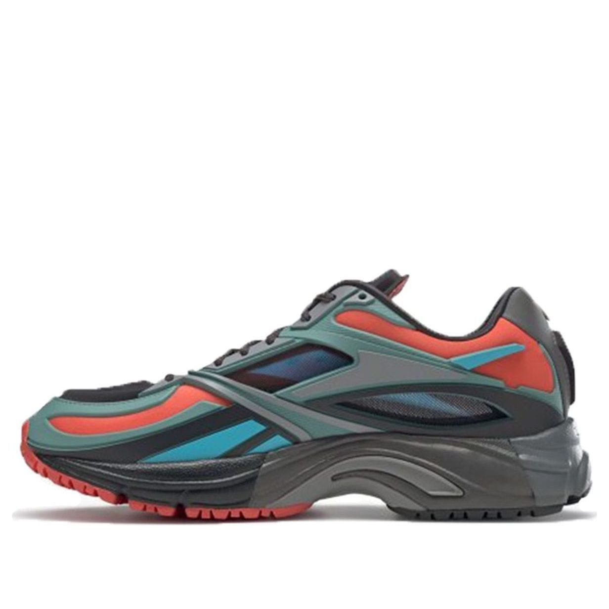 Reebok Unisex Premier Road Modern Running Shoes Grey/Green/Orange FZ1690