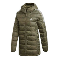 (WMNS) adidas Light Down Hooded Parka 'Legacy Green' GH4591