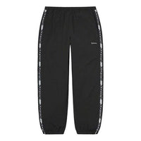 Supreme Reflective Zip Track Pants 'Black White' SUP-SS21-533