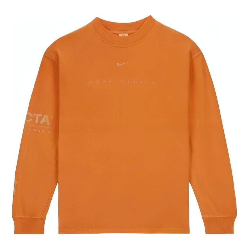 Nike x NOCTA Drake 8K Peaks Long-Sleeve Mock Neck 'Orange' FQ6556-818
