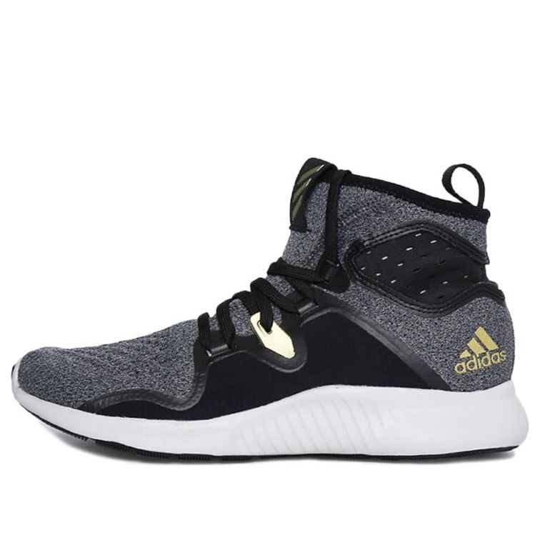 (WMNS) adidas Edgebounce Mid 'Black Gold Metallic' B96335