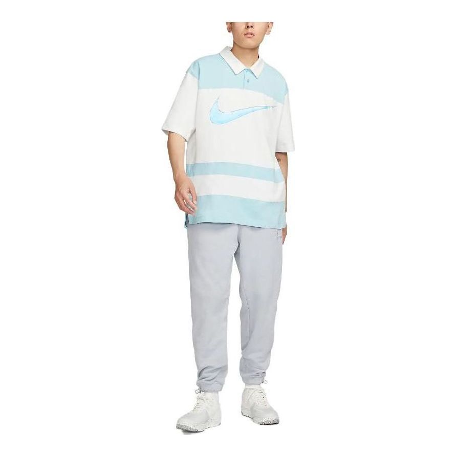Nike Sportswear Polo Shirt 'White Blue' FN3694-124