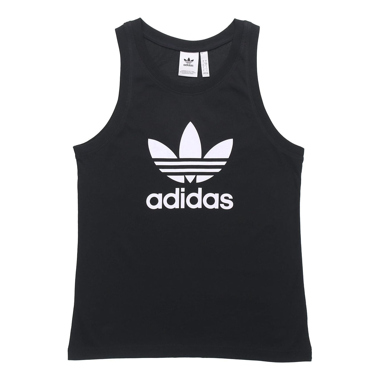 adidas originals Men's Trefoil logo Vest Black DV1509