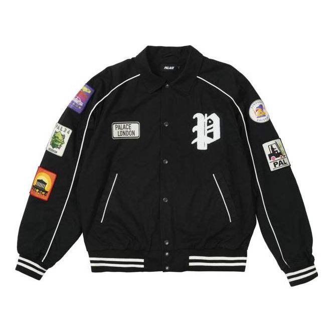 Palace Patches Cotton Bomber 'Black' P22JK155