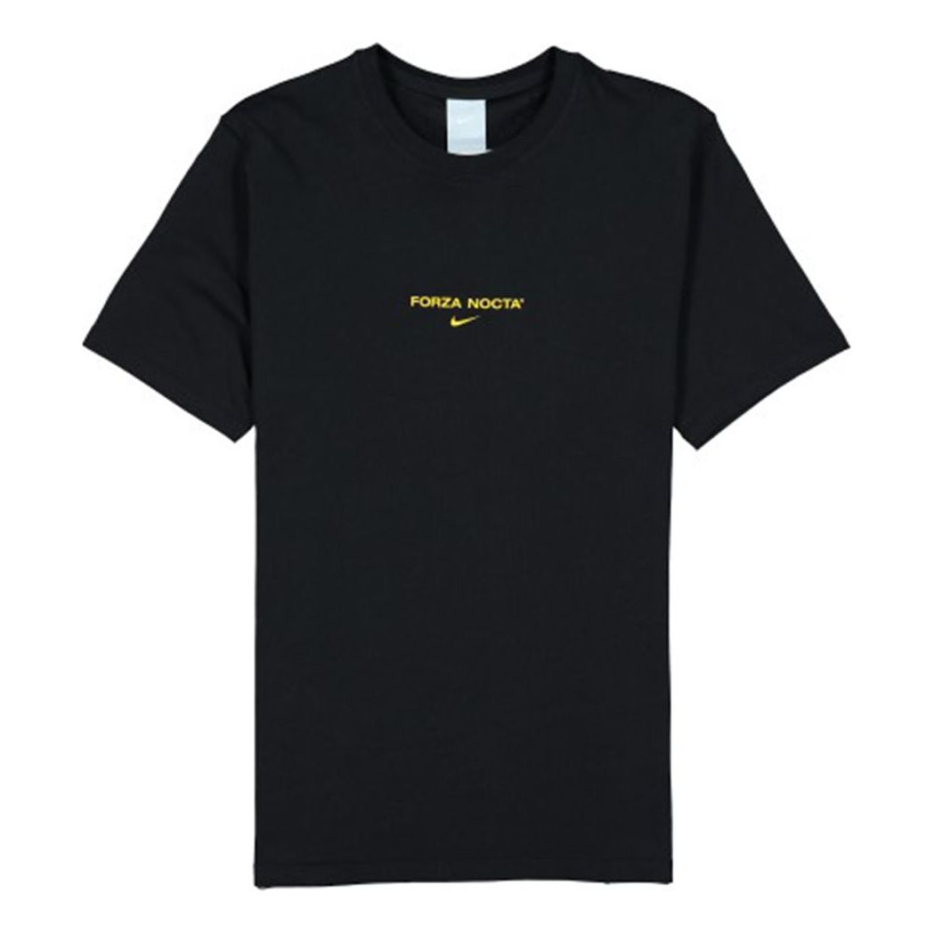 Nike x NOCTA Drake Casual Short Sleeve T-Shirt 'Black' DA3936-010