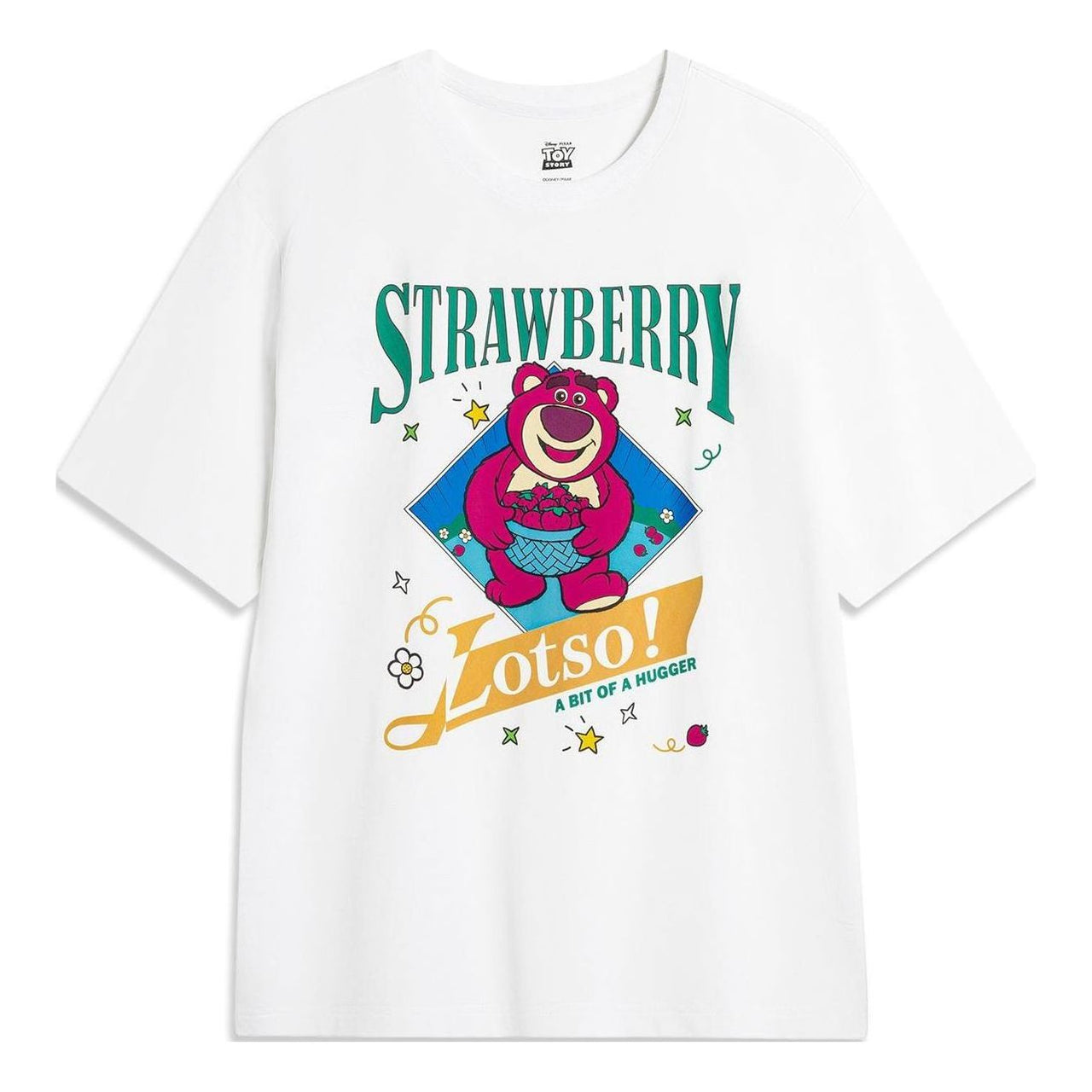 Li-Ning x Disney Toy Story Lotso Graphic T-shirt 'White' AHSU663-1