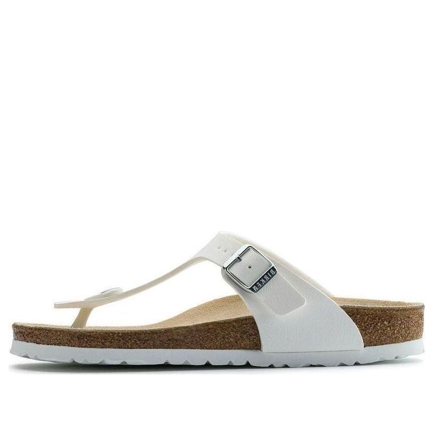 Birkenstock Gizeh Birko-Flor 'White' 0043731