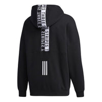 adidas Must Haves Word Sports Hooded Jacket Black GE0384