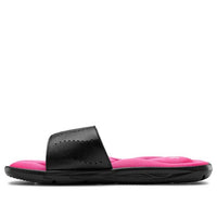 (WMNS) Under Armour Ignite 9 Slide 'Black Pink Surge' 3022717-003