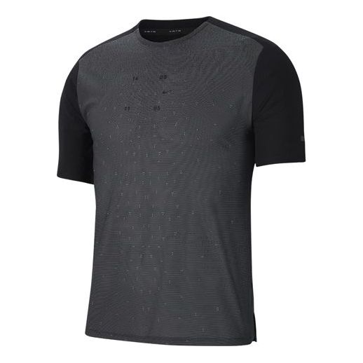 Nike TECH PACK Running Tops Short Sleeve Black CJ5732-010
