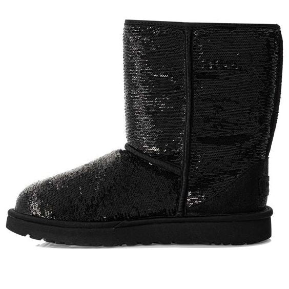 (WMNS) UGG Classic Short Cosmos Sequin 1103796-BKGM