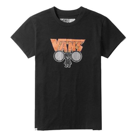 (WMNS) Vans Athleisure Casual Sports Short Sleeve Black VN0A3ZOYBLK