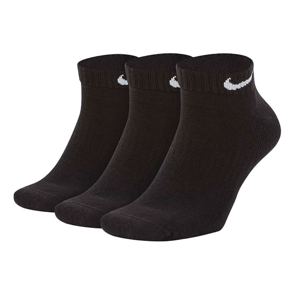 Nike Shock Absorption Training Socks Couple Style 3 Pairs Black SX7670-010