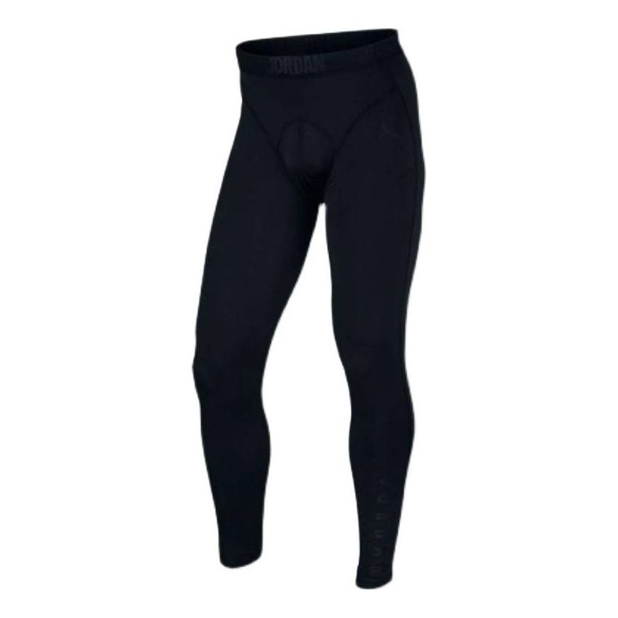 Men's Jordan Brand Solid Color Tight High Elasticity Gym Pants/Trousers/Joggers Black 833782-010