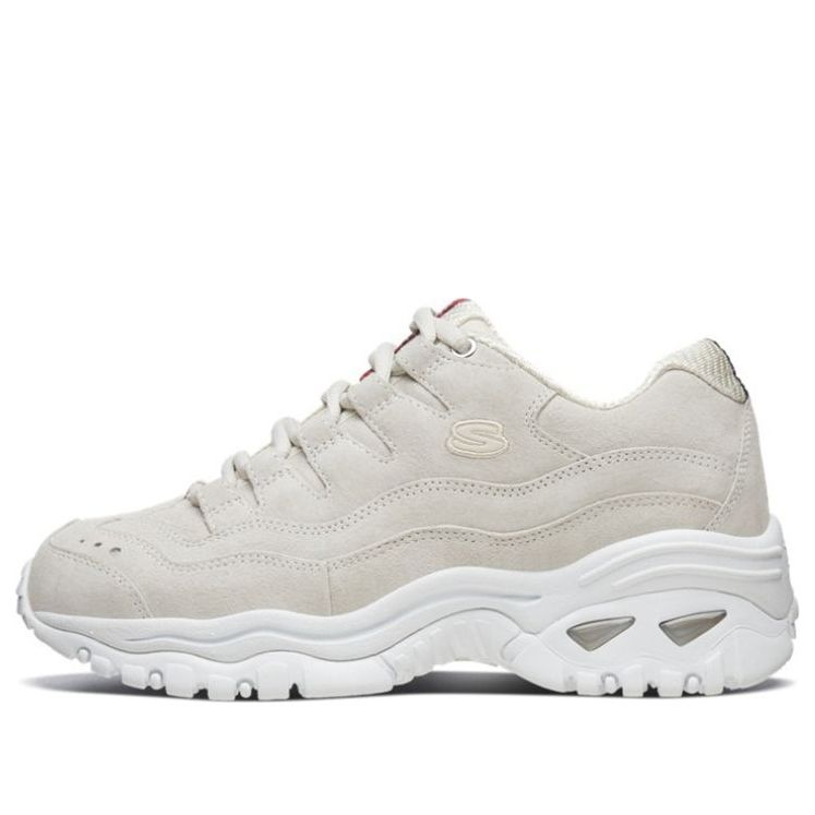 (WMNS) Skechers Energy Low-Top Running Shoes Beige 13401-NAT