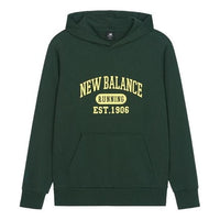 New Balance Logo Sportswear Hoodie 'Green Yellow' AMT31313-JUE