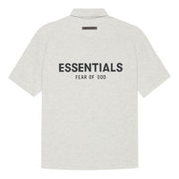 Fear of God Essentials SS21 Polo Shirt 'Light Heather Oatmeal' FOG-SS21-661
