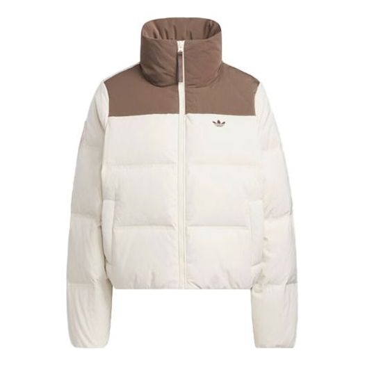 (WMNS) adidas Short Down Jacket 'White' IU4813