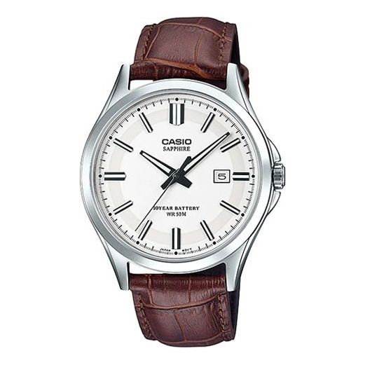CASIO Male DRESS Japan / South Korea Fashion Sports White Analog MTS-100L-7AV