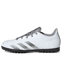 adidas Predator Freak.4 Turf Soccer Shoes 'Cloud White Iron Metallic Solar Red' FY6339
