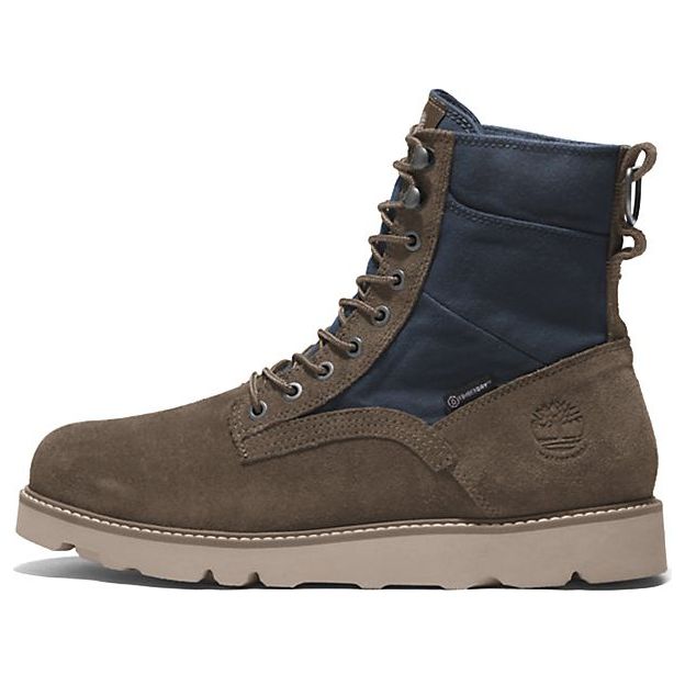 Timberland Vibram Waterproof Leather and Fabric Boots 'Olive Green Suede' A5MAR901