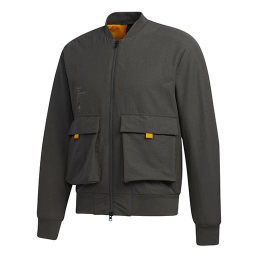 adidas Th Jkt Bomb Fleece Lined Stay Warm Casual Sports Jacket Green GM4405
