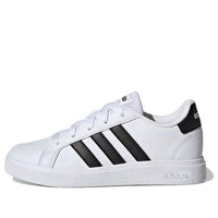 (GS) adidas Grand Court Lifestyle Tennis 'White Black' GW6511