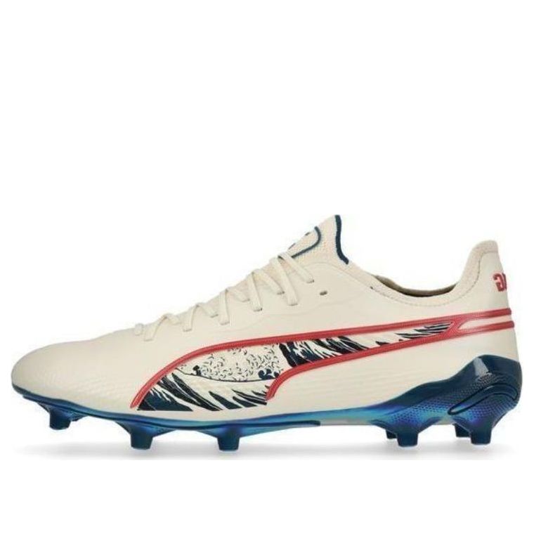 PUMA x Unisport King Ultimate FG 'Cream White Red' 108135-01
