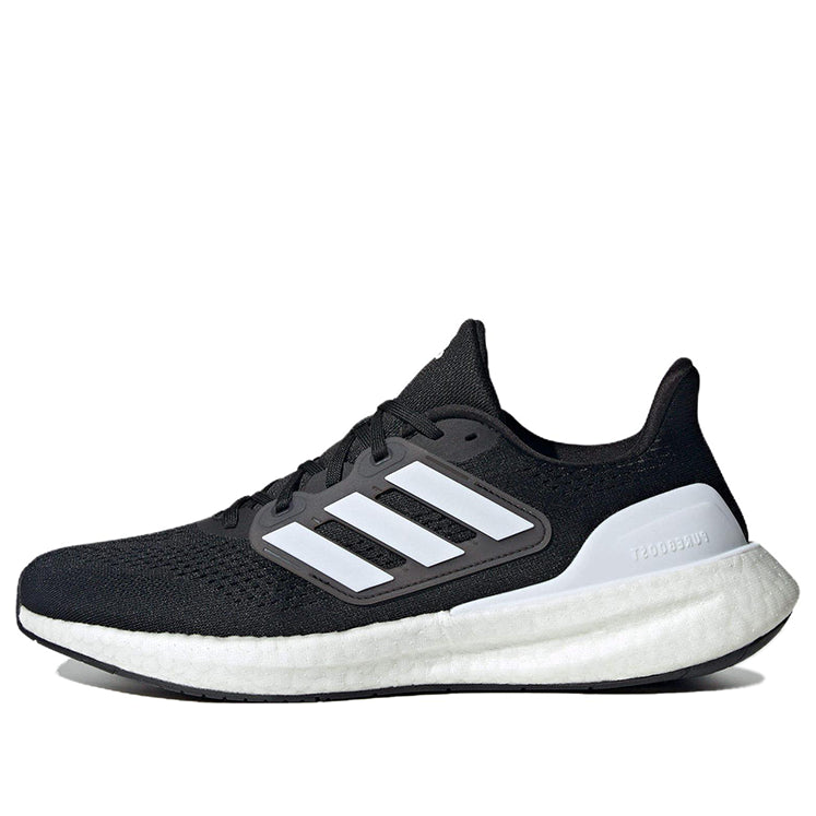 adidas PureBoost 23 Wide Running Shoes 'Black White' IF4839