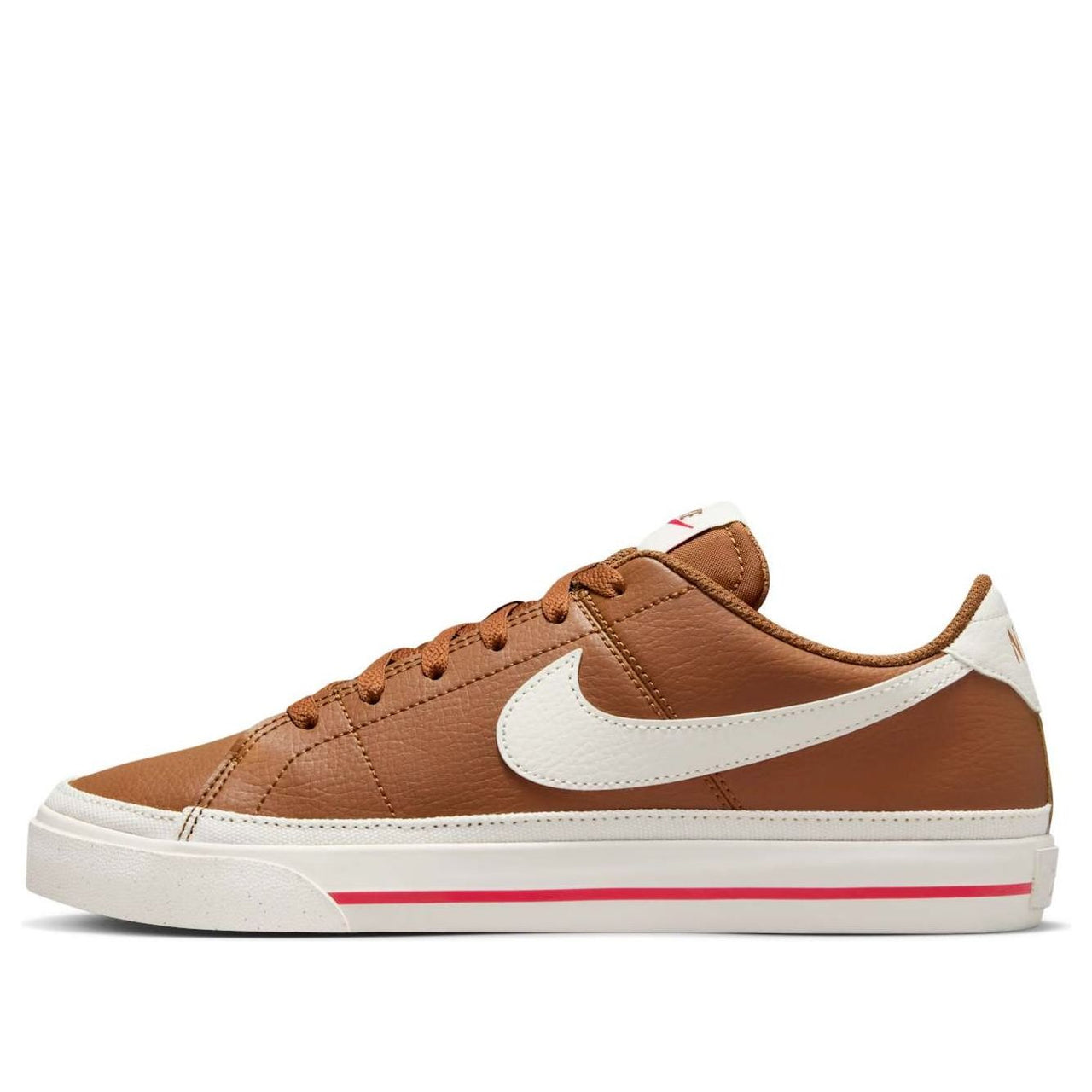 (WMNS) Nike Court Legacy Next Nature 'Light British Tan Fire Red Sail' DH3161-200